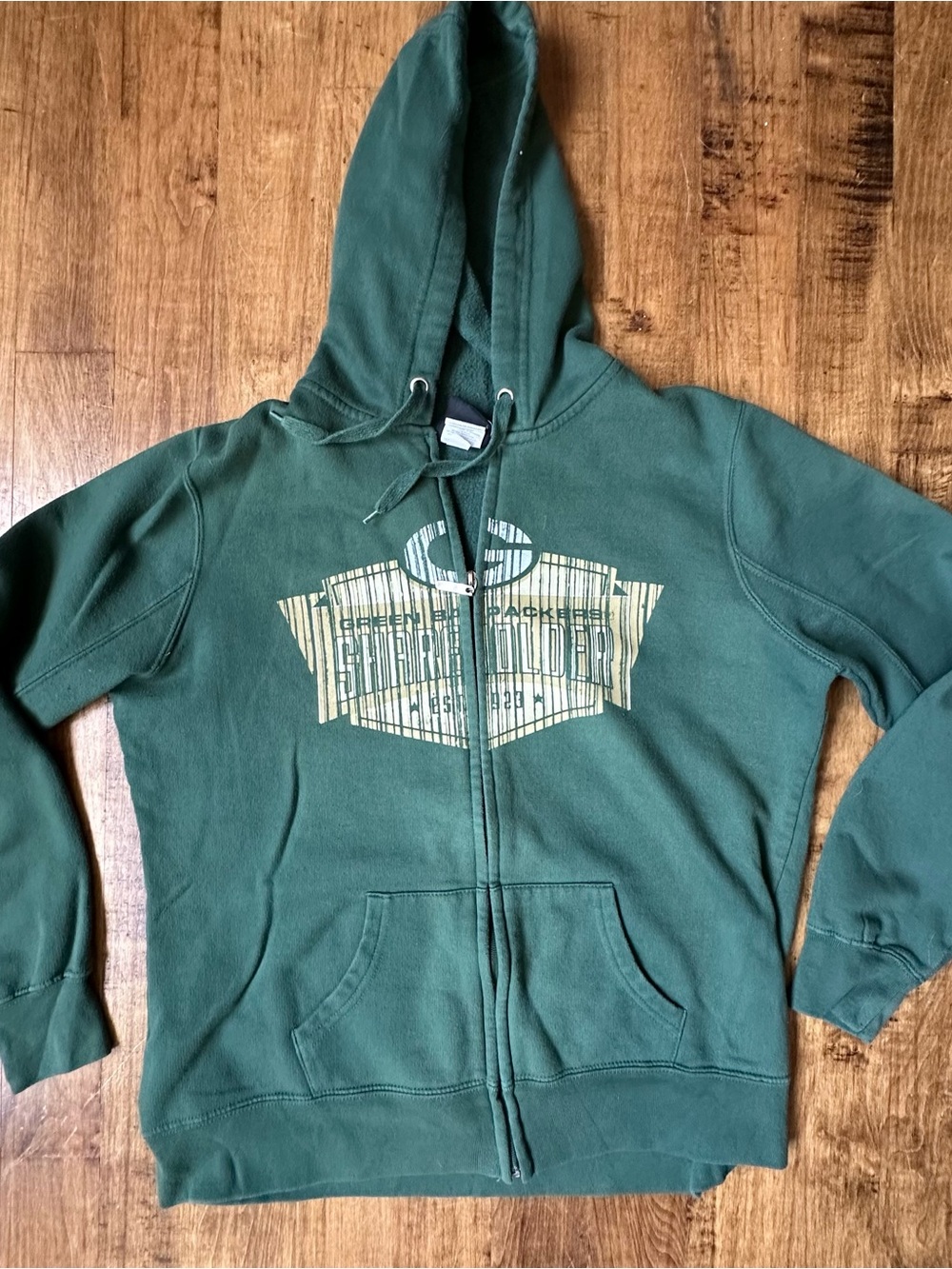Women’s vintage Green Bay packers shareholder hoodie